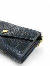 Bolso "Black Snakeskin Crossbody"