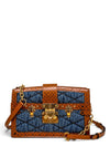 Bolso "Denim Calfskin Malletage Truck Clutch"