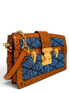 Bolso "Denim Calfskin Malletage Truck Clutch"