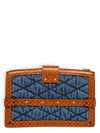 Bolso "Denim Calfskin Malletage Truck Clutch"