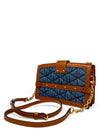 Bolso "Denim Calfskin Malletage Truck Clutch"