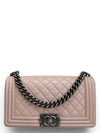 Bolso "Lambskin Quilted Medium Boy Flap"
