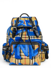 Morral "Vintage Check Grafitti Print Rucksack"