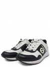 Tenis "Interlocking G Logo Leather Sneakers"
