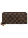 Billetera "Damier Ebene Clemence Wallet"