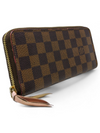Billetera "Damier Ebene Clemence Wallet"