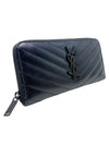 Billetera "Cassandre Matelassé Zip AroundWallet In Grain De Poudre Embossed Leather"