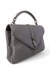 Bolso "Collage Medium Crocodile Embossed Leather Satchel Bag"