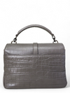Bolso "Collage Medium Crocodile Embossed Leather Satchel Bag"