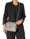 Bolso "Collage Medium Crocodile Embossed Leather Satchel Bag"