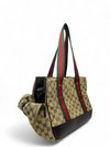 Bolso Transportador de Mascotas "GG Canvas/Supreme Pet Carrier"