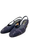 Tacones "Slingback Denim"