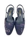 Tacones "Slingback Denim"