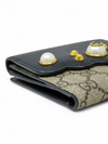 Billetera "Faux Pearl Accents Compact Wallet"