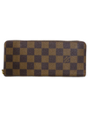Billetera "Damier Ebene Clemence Wallet"