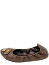 Baletas "Coated Canvas Mesh Accents Ballet Flats"