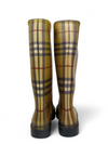Botas “Haymarket Check Pattern Rubber Rain Boots”