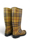 Botas “Haymarket Check Pattern Rubber Rain Boots”