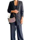 Bolso "Kendall Leather and Rhinestone"