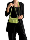 Bolso "Bolso Hobo Pocket mini piel Swarovski pistacho"