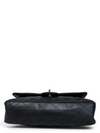 Bolso "Lambskin Quilted Medium Double Flap Black"