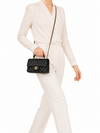 Bolso "Lambskin Quilted Mini Top Handle Rectangular Flap"