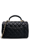 Bolso "Lambskin Quilted Mini Top Handle Rectangular Flap"