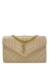 Bolso "Envelope Small In Quilted Grain De Poudre Embossed Leather"