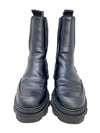 Botas "Black Stitch Cleated Mid Chelsea Boots"
