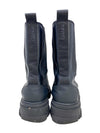 Botas "Black Stitch Cleated Mid Chelsea Boots"