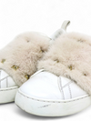 Tenis "Rockstud Accents with Mink Trim"
