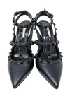 Tacones "Rockstud Ankle Strap Pump With Tonal Studs"