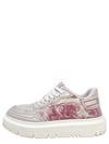 Tenis "Toile De Jouy Fabric Dior Addict Sneakers"