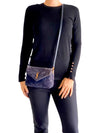 Bolso "Loulou Toy Strap Bag In Matelassé "Y" Suede"