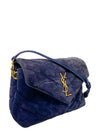 Bolso "Loulou Toy Strap Bag In Matelassé "Y" Suede"