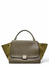 Bolso "Calfskin Leather Medium Trapeze Souris"
