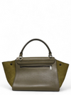 Bolso "Calfskin Leather Medium Trapeze Souris"