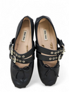 Baletas "Ankle-strap belted ballerina flats"
