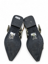 Baletas "Snake Printed Chunky Buckle Ballerinas"