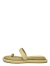 Sandalias "Amalia Raffia-Leather"