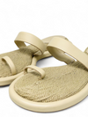 Sandalias "Amalia Raffia-Leather"