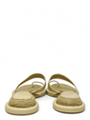 Sandalias "Amalia Raffia-Leather"
