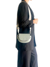 Bolso "Mini Gate Dual bag in soft calfskin and jacquard"