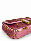 Bolso "The Sequin J Leather Sholderl Bag"