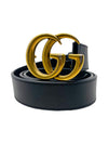 Correa "Leather Belt With Double G Buckle"