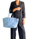 Bolso "Swing Tote azul"