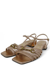 Sandalias "Horsebit Accent Leather Sandals"
