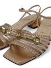 Sandalias "Horsebit Accent Leather Sandals"