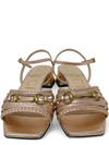 Sandalias "Horsebit Accent Leather Sandals"