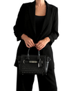 Bolso "Swagger 27 In Pebble Leather With Ombre Rivets"